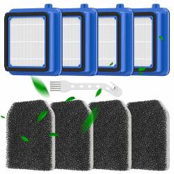 8 Stück QX7 Filter für AEG -Filter Zubehör Set für AEG QX6 QX7 QX8-2 ASKW1 Staubsauger