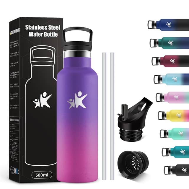 KollyKolla Trinkflasche Edelstahl Kinder 500ml - Angebot