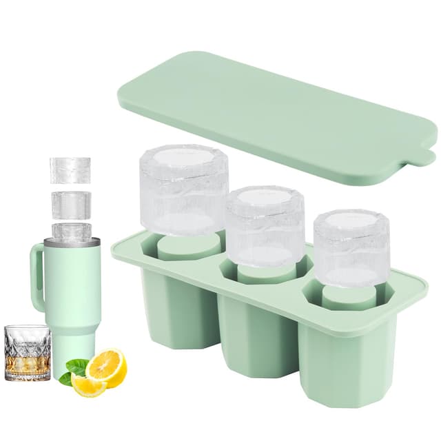 🏒 TINGTING Stanley Cup Eiswürfelform Silikon | 30-40-Oz-Cup | BPA Frei 🥤