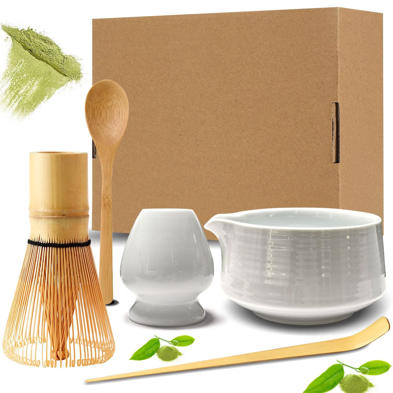 🍵 5 Stück Matcha Set - Perfektes Matcha Schneebesen Set für Tee-Liebhaber! 🍵