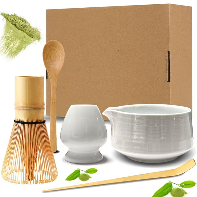 🍵 5 Stück Matcha Set - Perfektes Matcha Schneebesen Set für Tee-Liebhaber! 🍵