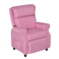 HOMCOM Kindersofa Kindercouch Kindersessel Stuhl Liegesofa verstellbar mit Fußstütze für 3-5 Jahre 💖👧👦🛋️