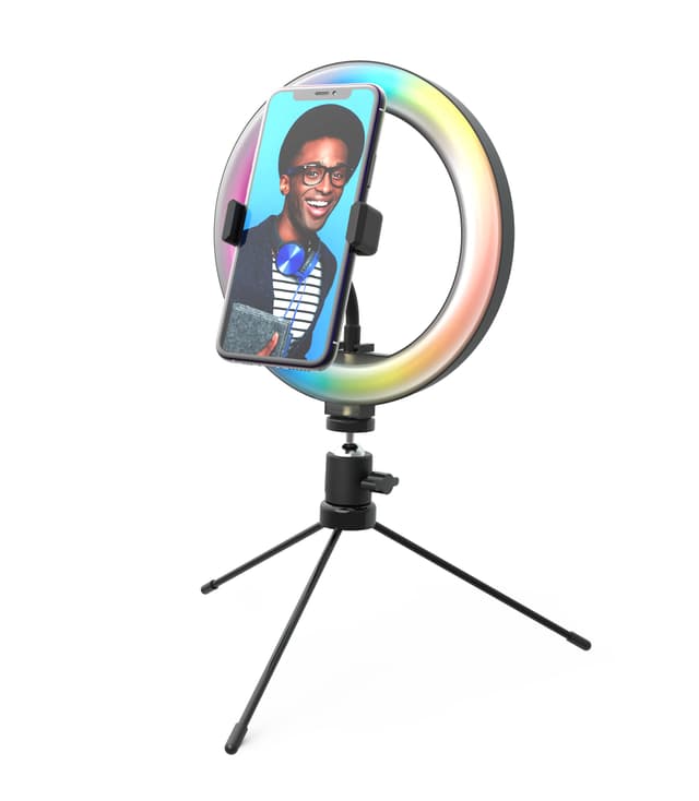 🌟 Mega-Deal! DigiPower 10" RGB Ringlicht mit 3 Beleuchtungsmodi 🌈