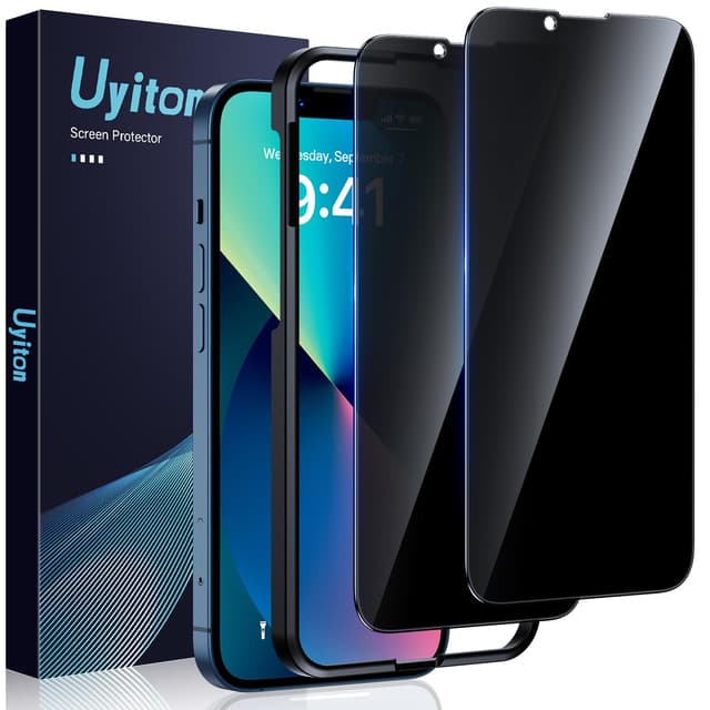 Sicherheitsglas Sichtschutz für iPhone 13/13 Pro - 2 Stück 📱🔒