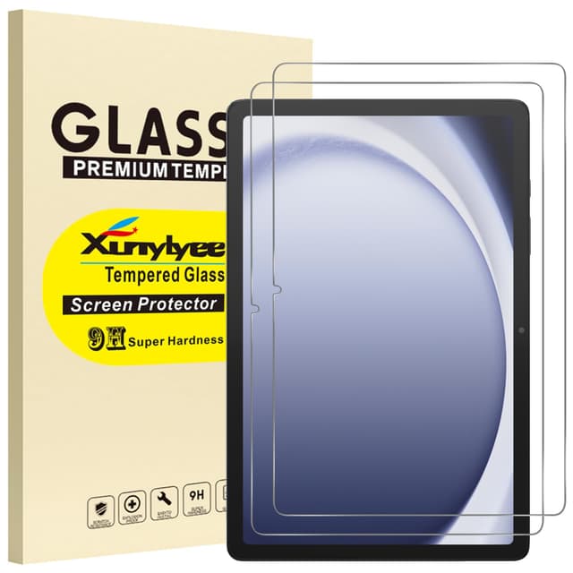 📱🔒 XunyLyee 2 Stück Panzer Schutz Glas für Samsung Galaxy Tab A9 Plus/ A9+ 11 Zoll