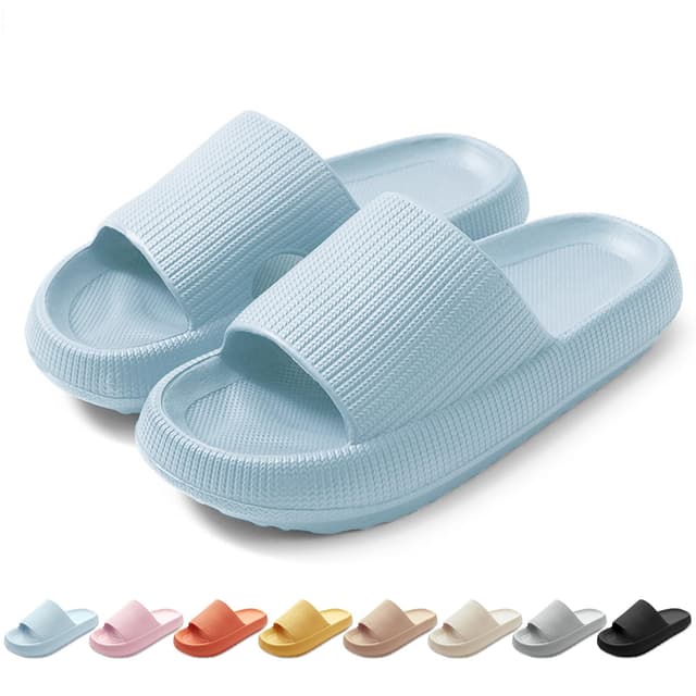 🌟 HEOAARG Badelatschen Herren Damen Original Badeschuhe Wolke Badeschlappen Rutschfest Schlappen Wolkenschuhe Weich Cozislides 🌈