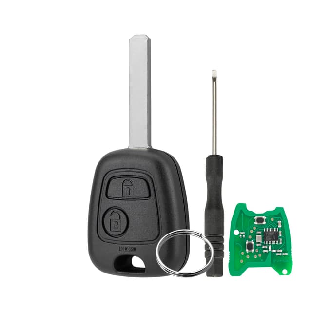 433Mhz 2 Tasten Auto-Fernbedienung für Peugeot Citroen 307