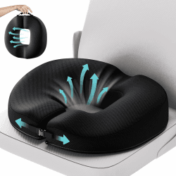 🌟 Benazcap Orthopädisches Sitzkissen - Donut-Kissen für Bürostühle, Autositz und Rollstuhl 🌈