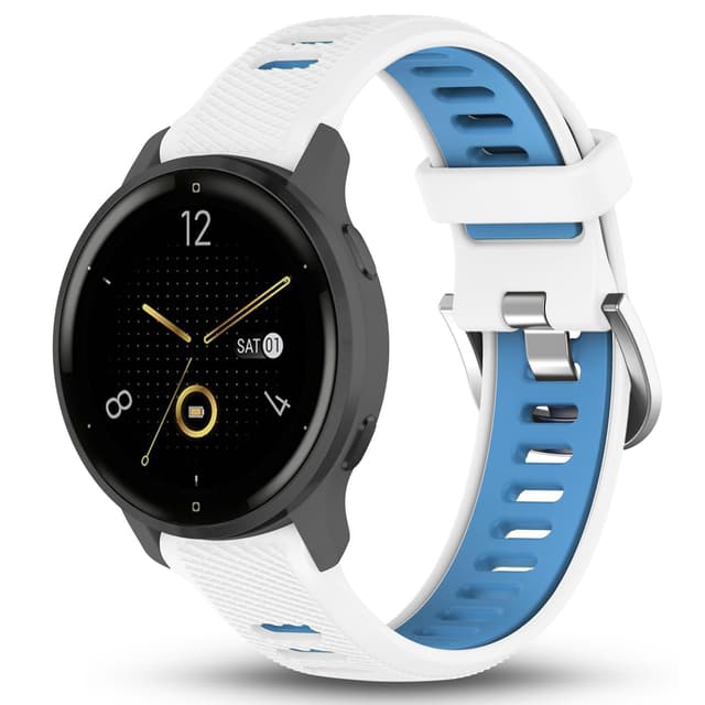 Wizvv Kompatibles Garmin Vivoactive Armband 🌟 - 20mm Silikon-Sportuhrenarmband