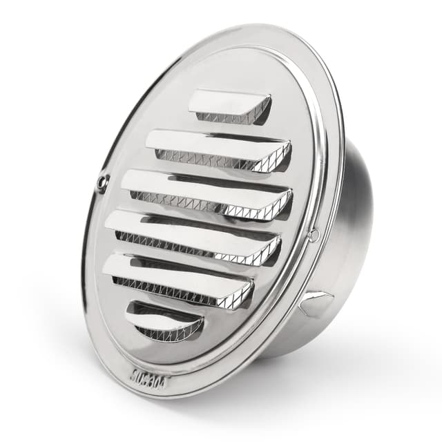 Angebot: SHMSHNG Lüftungsgitter 100mm, Rund Lüftungsgitter Edelstahl 304 🌬️