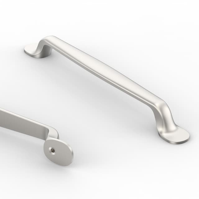 🔥 Angebot: 9BUILD 10 Stück Möbelgriffe Gebürsteter Nickel Schrankgriffe Küchengriffe 160MM Lochabstand