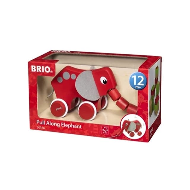 🐘 BRIO 30186 - Nachzieh-Elefant Elefant zum Mitziehen 🐘