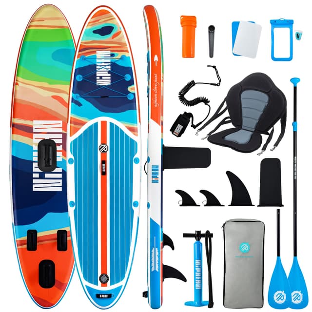 🌊 Niphean Stand up Paddle Board für Erwachsene mit Allem Zubehör - 320cm Paddleboard für jedes Fähigkeitsniveau 🌊