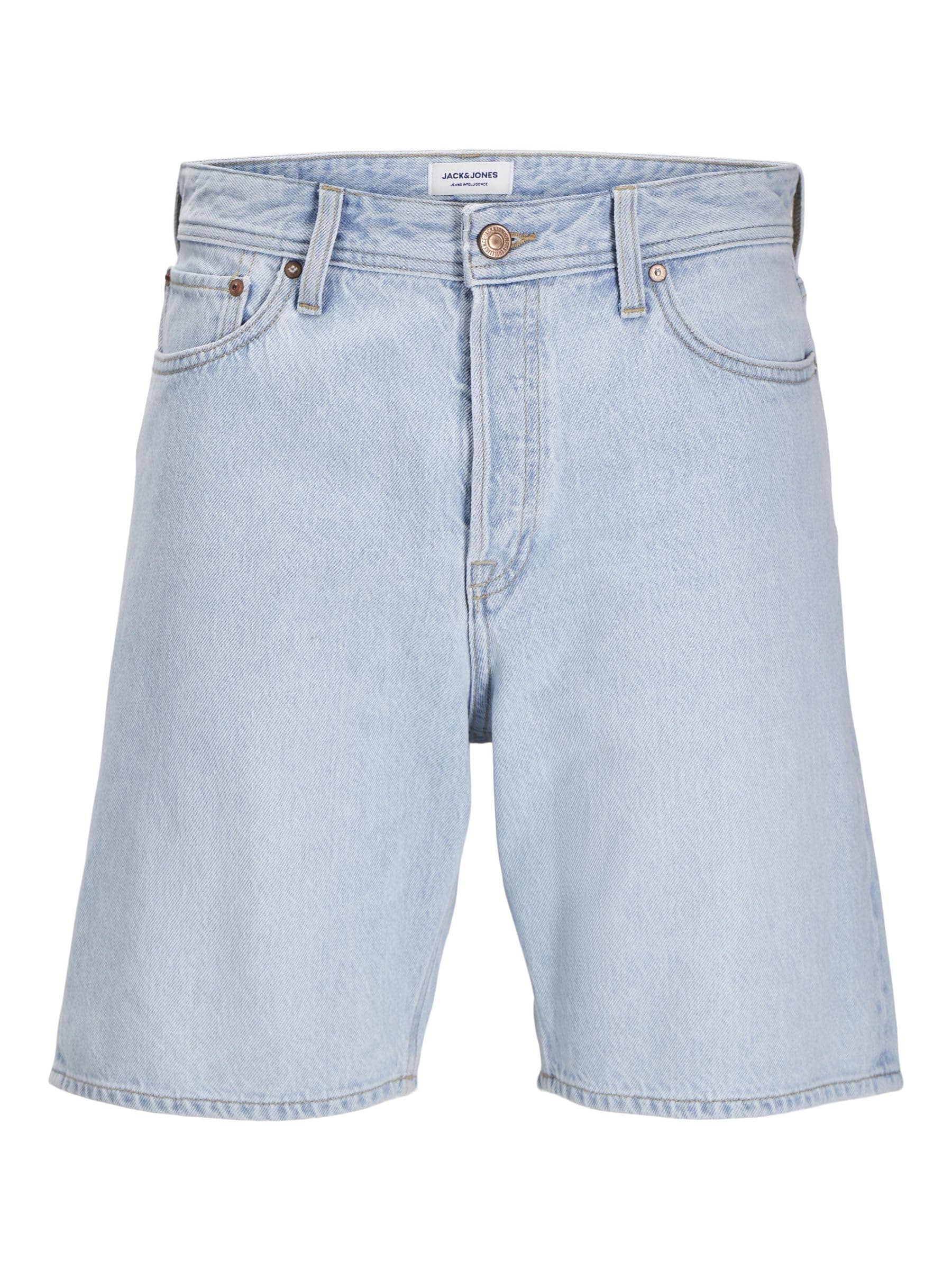 👖 JACK & JONES Herren Jeans-Shorts Loose Fit XL Blau Denim 🛍️