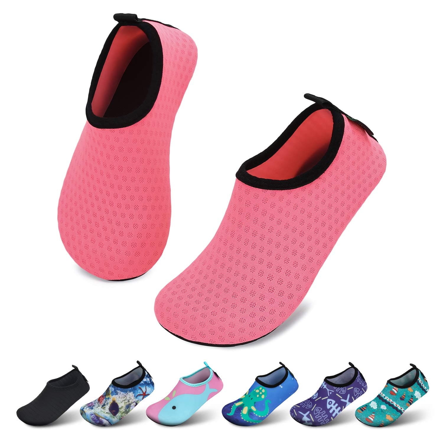 SAGUARO Kinder Badeschuhe Mädchen Schwimmschuhe Junge Schnell Trocken Outdoor Aqua Schuhe Pool Yoga 👧🧒