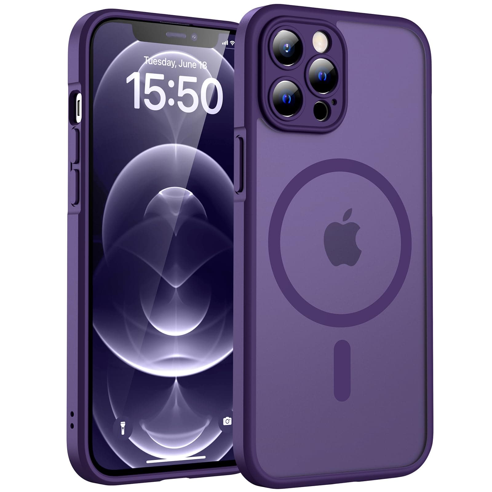 TOCOL iPhone 12 Pro Max Hülle für Magsafe 📱 Stoßfest & Kratzfest 🛡️