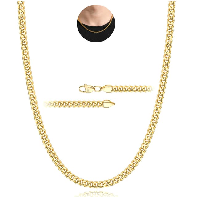 Rajputana S925 Sterling Silber Kubanische Kette für Männer 🌟 Hypoallergen & Robust 🌟