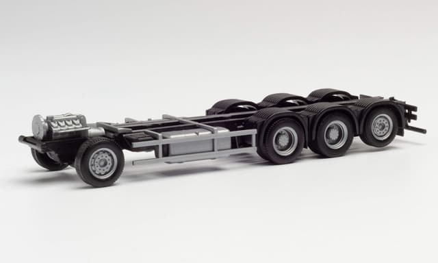 🚚🎁 Herpa 085182 Fahrgestell LKW 4-achs Scania CR/CS in Miniatur - Zum Basteln, Sammeln und als Geschenk! 🎉🌈
