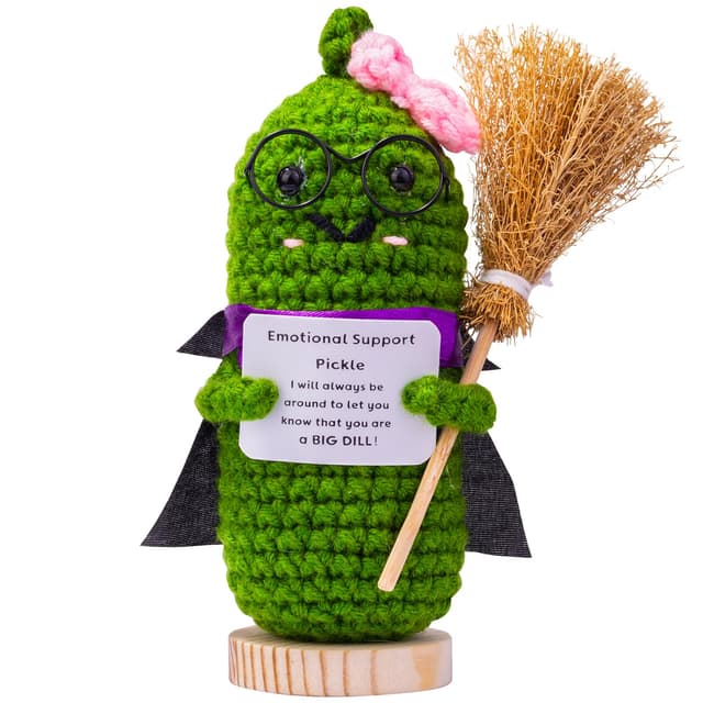 Mwmoeen Halloween Pocket Hug Positive Brokkoli Hexenhut und Cape