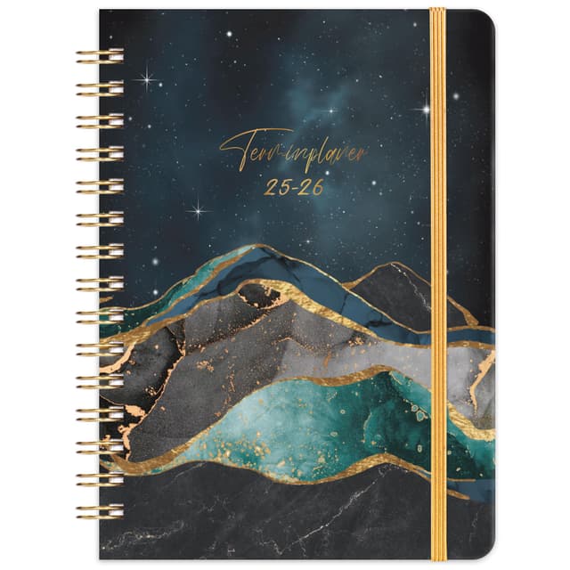 🌟 Kalender 2025 2026 - A5 Terminplaner 2025-2026 🗓️