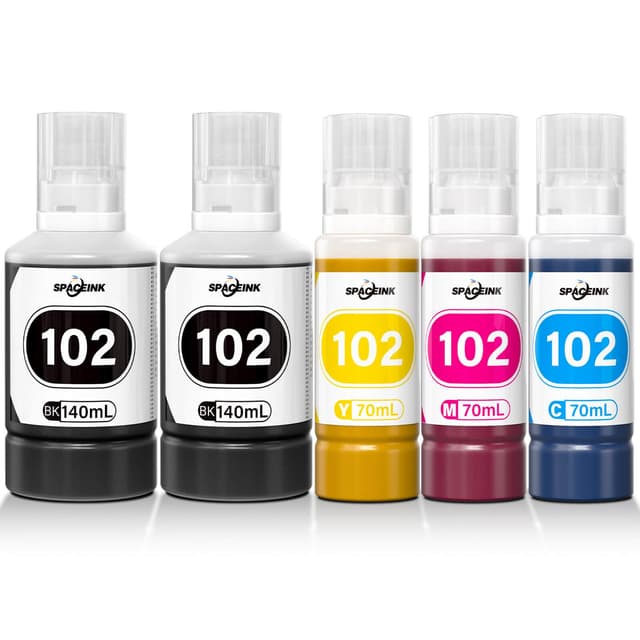 🖨️ Tinte 102 Multipack für Epson Drucker 🌈🖨️