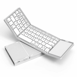 Seenda Faltbare Bluetooth Tastatur mit Touchpad 🌟🔋🔍 - DE QWERTZ Layout