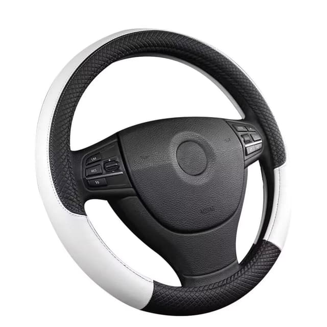 Pahajim Lenkradbezug Leder 37-38cm Lenkradhülle Universal 🚗