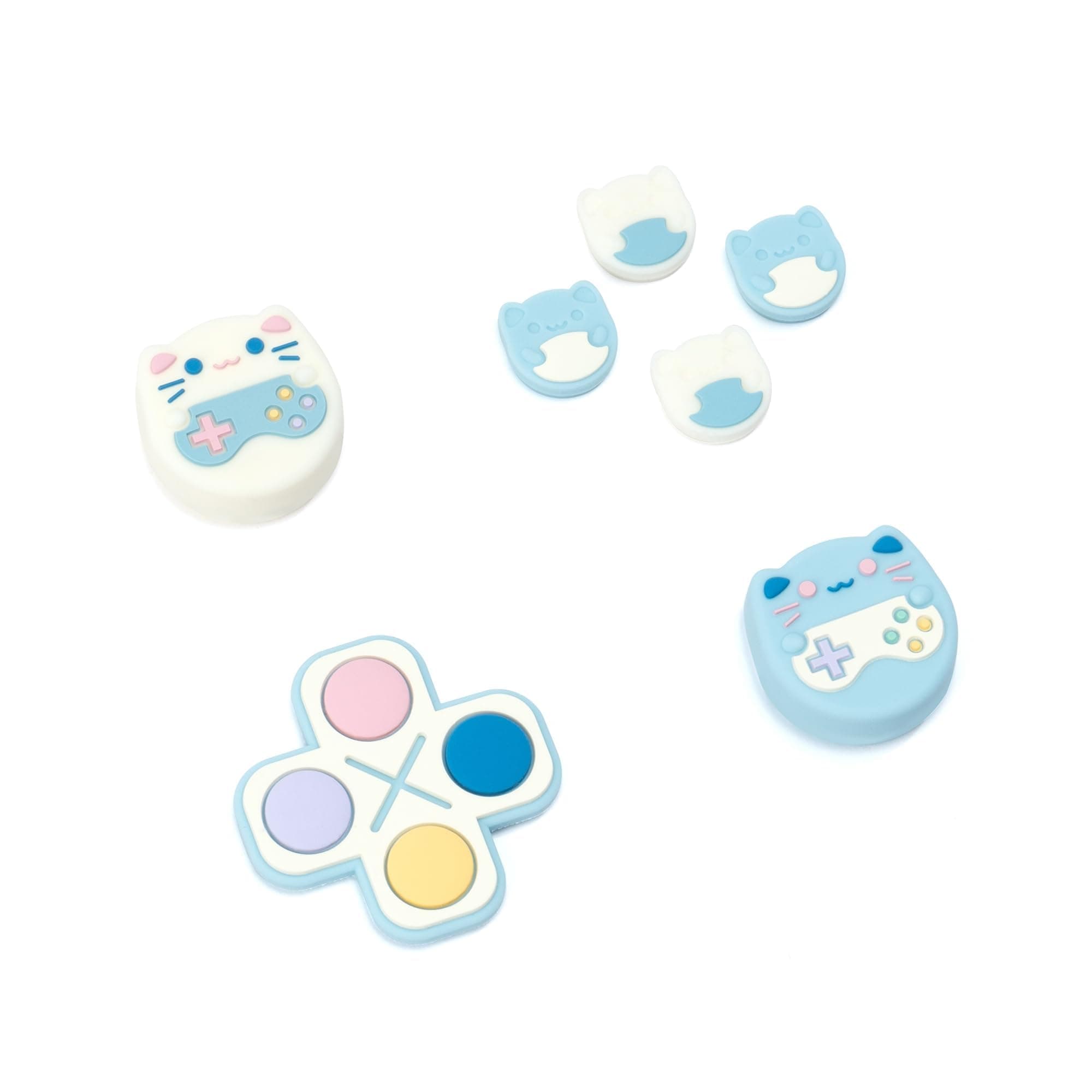 GeekShare Cross D-Pad Taste Kappen Daumen Griffe Set 🎮🐱