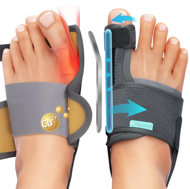 TENICORE Hallux Valgus Korrektur Mit 2 Winkeleisen Zehenspreizer 👣🔧