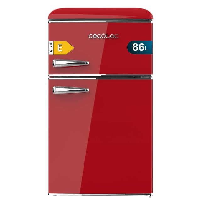 🌟 Superangebot! 🌟 Cecotec Kleiner Kühlschrank - Retro 86L - Bolero CoolMarket 2D Origin 86 Red