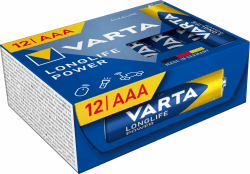 🔋🔋 VARTA Batterien AAA, 12 Stück, Longlife Power, Alkaline, 1,5V - Made in Germany