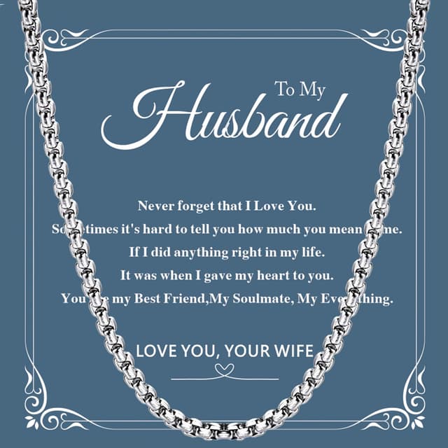 LOCCY Herren Box Kette - Romantisches Geschenk für Männer 😍