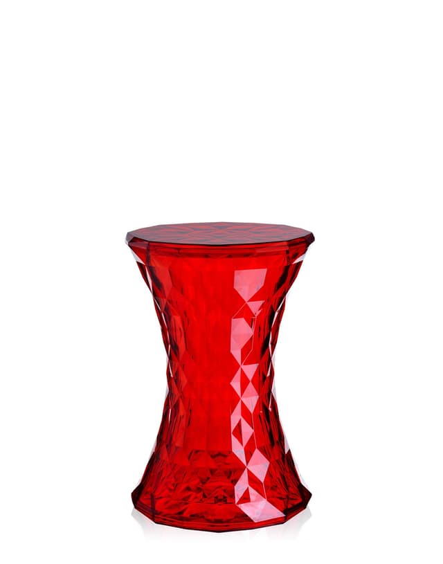 Deal des Tages! 🎉 Kartell Stone Hocker in Rot für drinnen und draußen