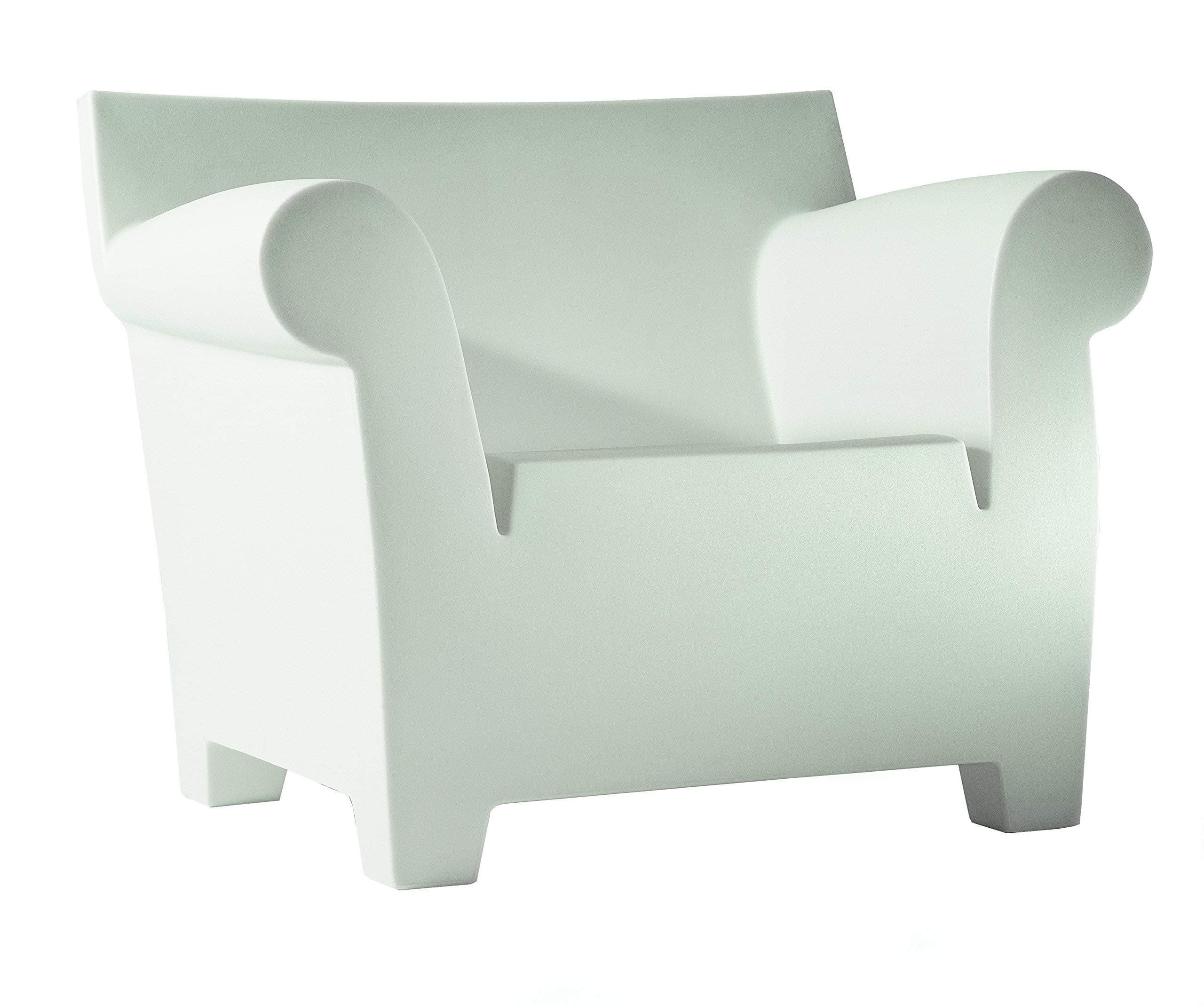 🔥 Kartell Bubble Club Stuhl in Weiß Bianco Zinco - Design von Philippe Starck