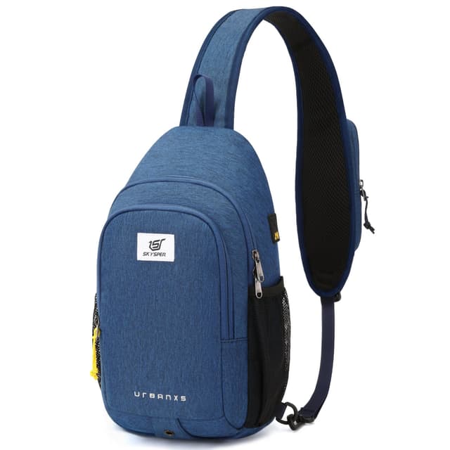 SKYSPER Schultertasche Brusttasche RFID Sling Bag Herren Leichte Umhängetasche 🎒💼