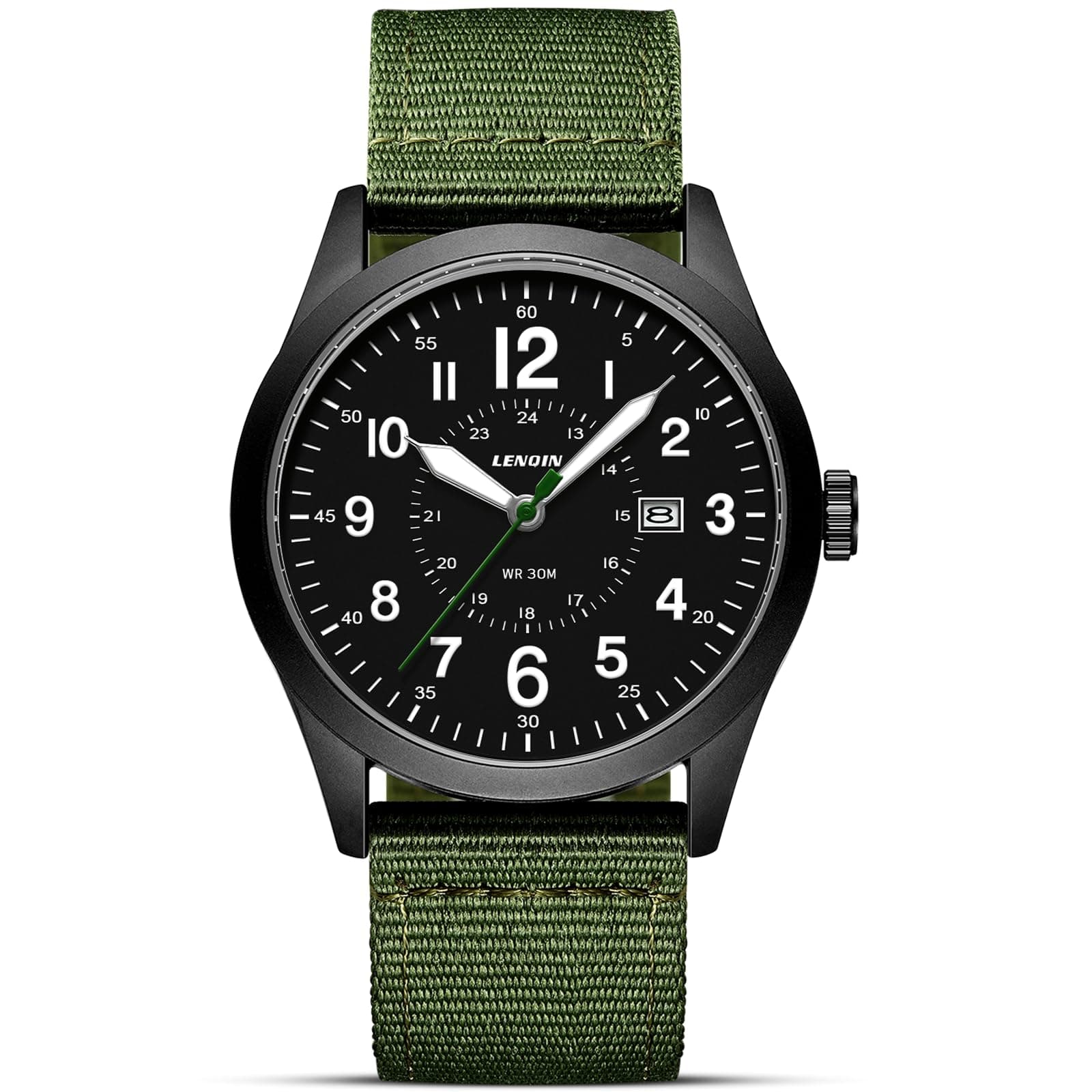 LN LENQIN Herren Militäruhr 30M wasserdicht - Angebot