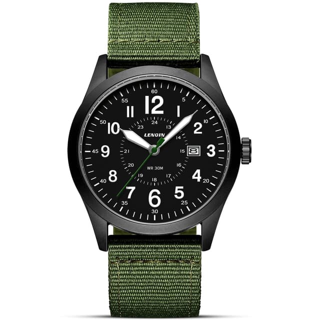 LN LENQIN Herren Militäruhr 30M wasserdicht - Angebot