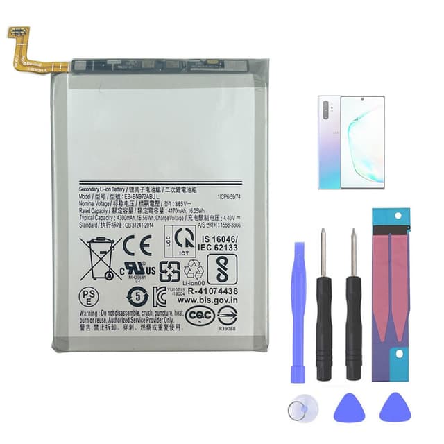 🔋📱 Aousavo EB-BN972ABU Ersatz Akku Kompatibel mit Galaxy Note 10 Plus Galaxy Note 10+ 5G