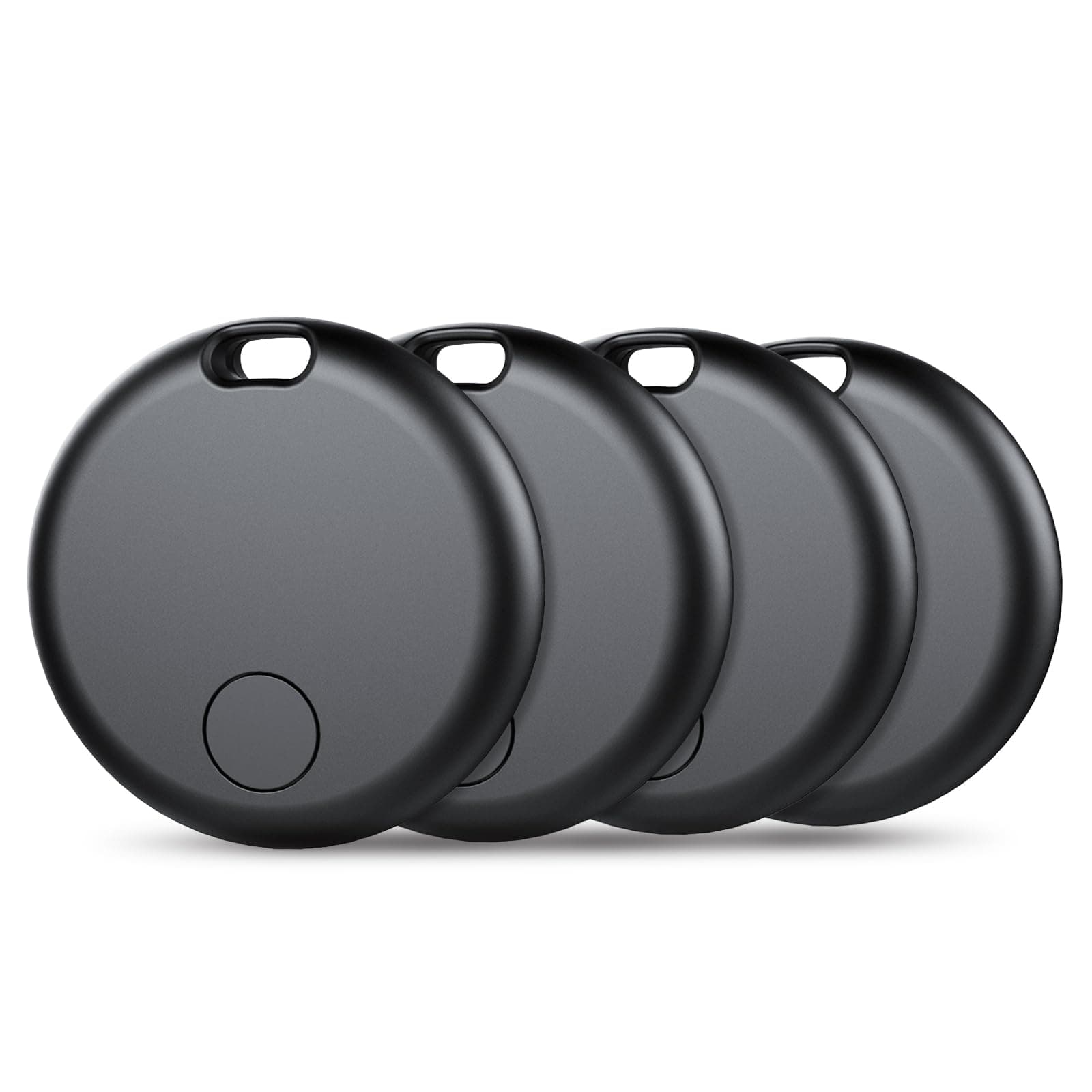 🔑🌍 4er Pack Air Tag Schlüsselfinder und Tracker - Schwarz