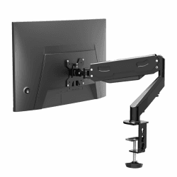 🖥️ Pholiten Monitor Halterung - Höhenverstellbarer Gasfeder-Monitorarm für 13-32 Zoll LED LCD Bildschirm