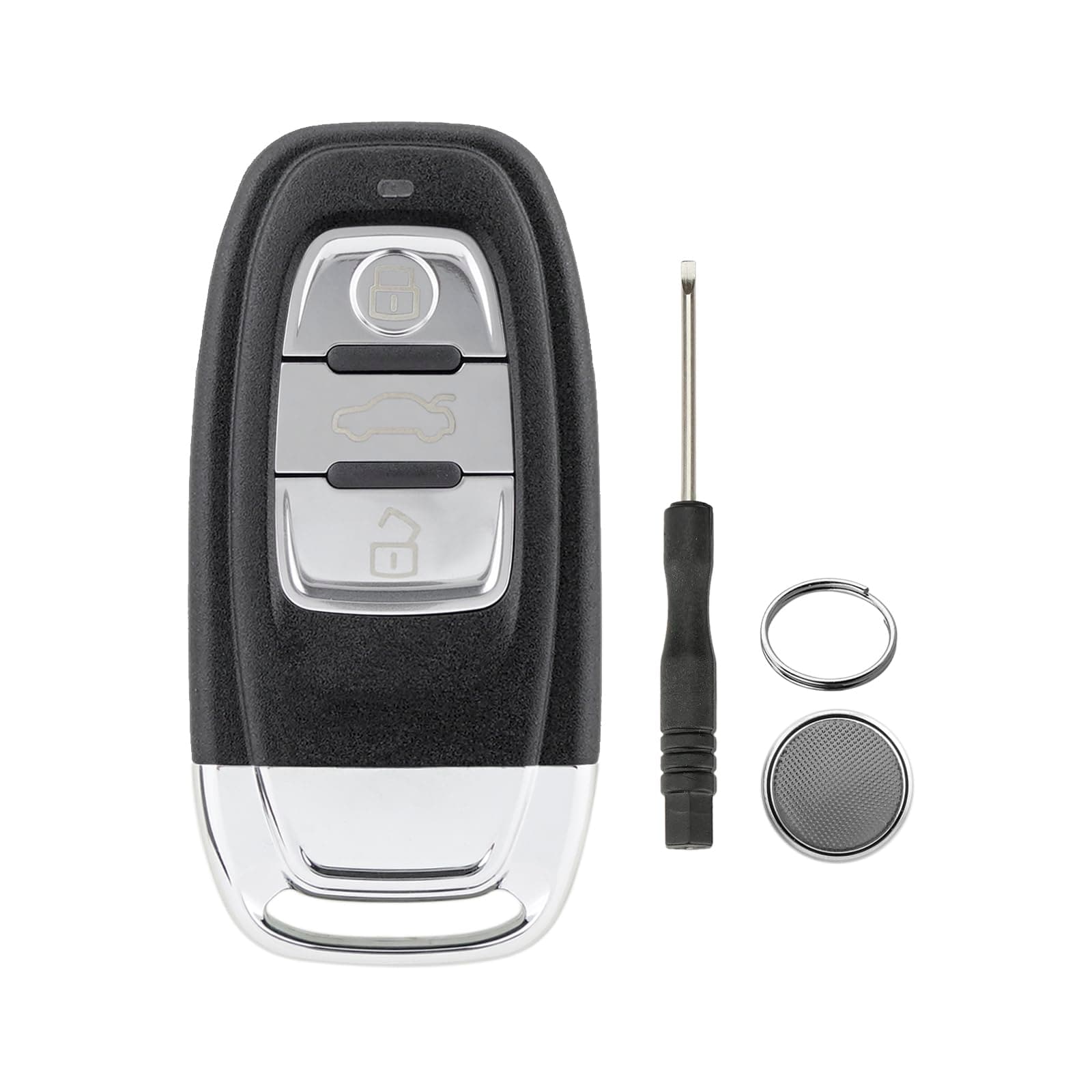 Abdeckung für Audi-Fernbedienungsschlüssel 3-Tasten für Audi A3 A4 A5 A6 A7 A8 Q5 Q7 🍀