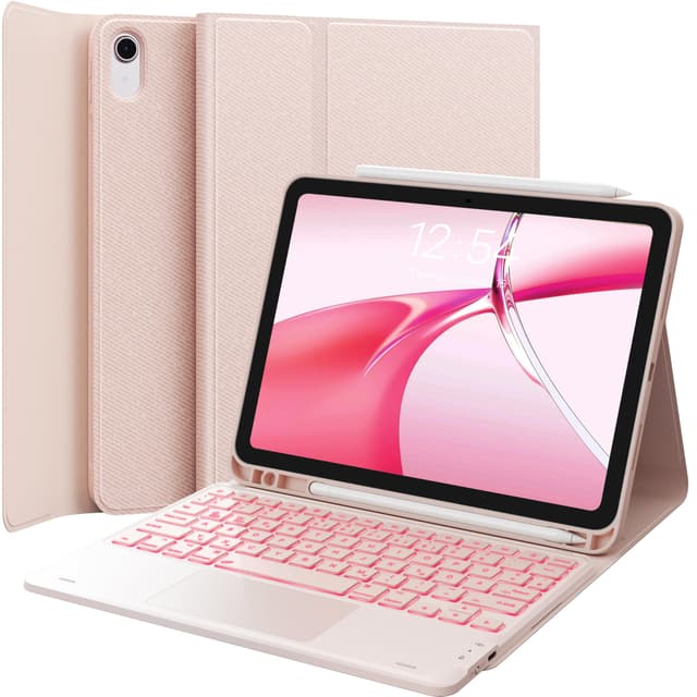 CHESONA Hülle mit Tastatur für iPad 10/11 Generation A16 2025, Hochpräzises Touchpad 🌟