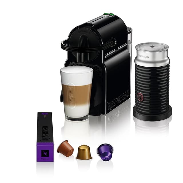 🚀 Deal des Tages: Nespresso DeLonghi EN 80.BAE Inissia und Milk mit Aeroccino Schwarz 🎁