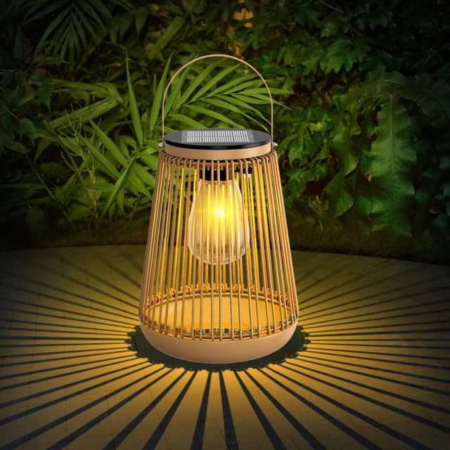 🌞 KagoLing Solarlampen für Außen - Vintage Laternen für Draußen 🌿