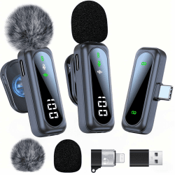 🎙️ Dralud 2 Lavalier Mikrofon für iPhone Handy/Computer 📱🎥