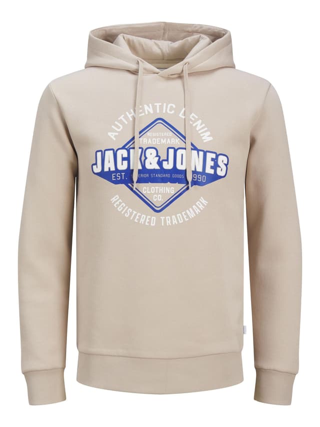 🔥 Super Deal: JACK & JONES Herren Kapuzenpullover S Moonbeam - Nur 12.9€!