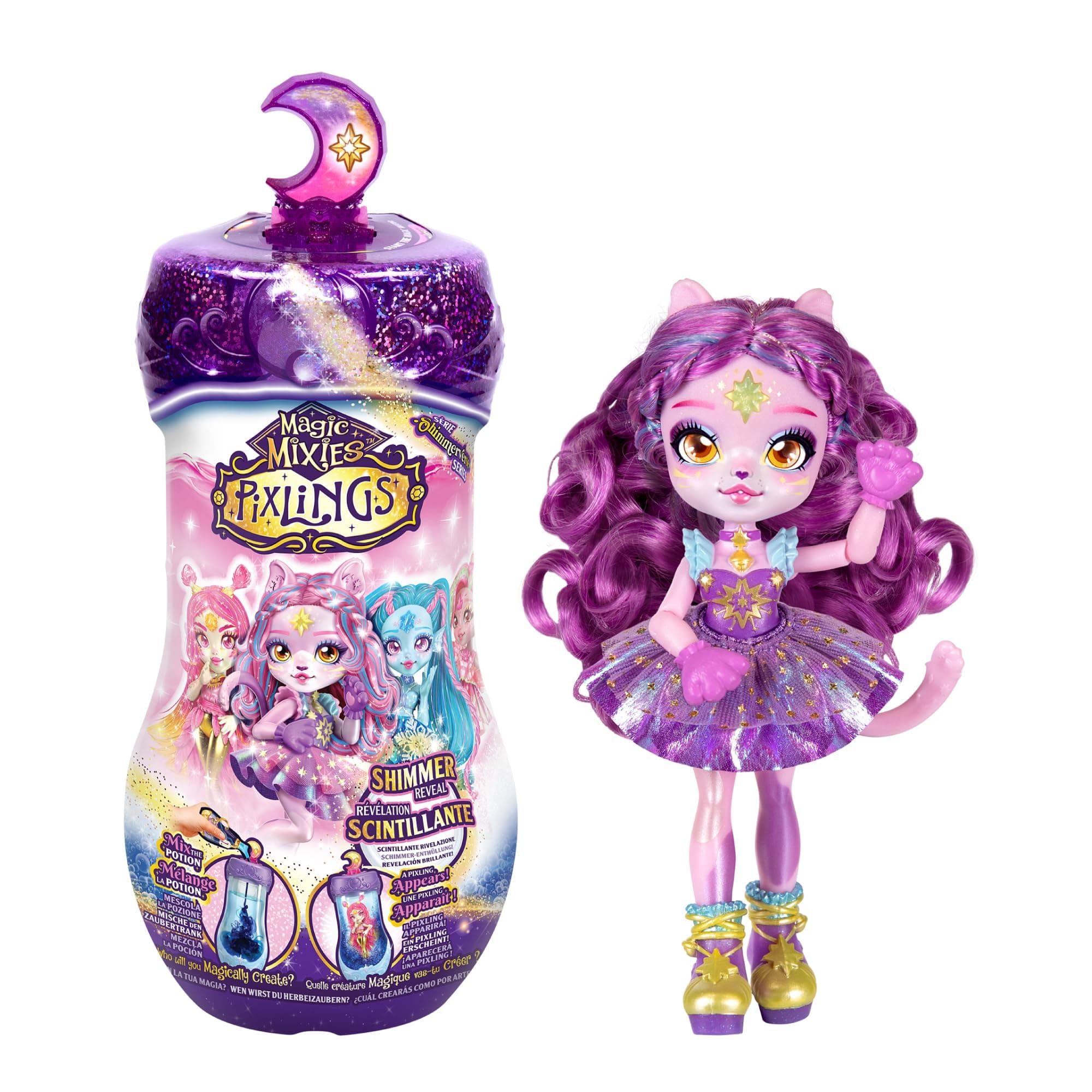 Magic Mixies Pixlings Magische Puppen - 4 Verschiedene