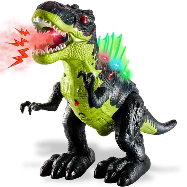 🦖 TOEY PLAY T-Rex Dinosaurier Figuren - Dinosaurier Spielzeug mit Sprühfunktion und Lichtern 🌟