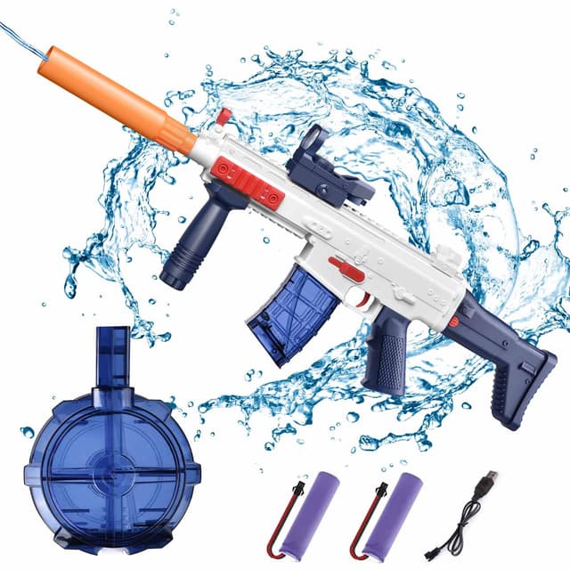 🔫 Elektrische Wasserpistole 434+58cc Große Kapazität Automatik Sommer Spielzeug Pistole