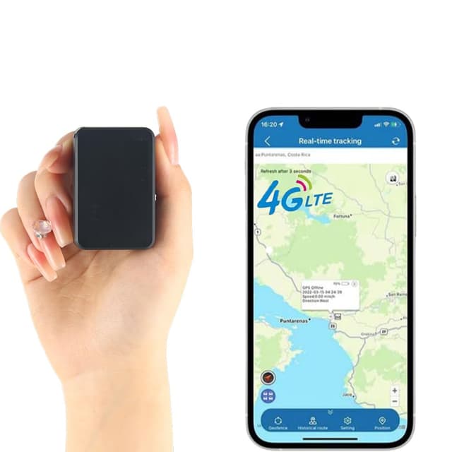 TKMARS 4G GPS Tracker Mini GPS Tracker mit SIM Karte ABO Geeignet für Autos, Kinder, Fahrrad, Gepäck, Geldbörsen TK903 4G 1500mah 🚙